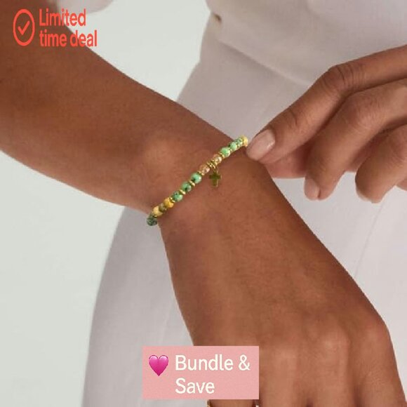 9PC Cross Bracelet Set Adjustable Natural Stone Beaded Faith Jewelry - Picture 8 of 8